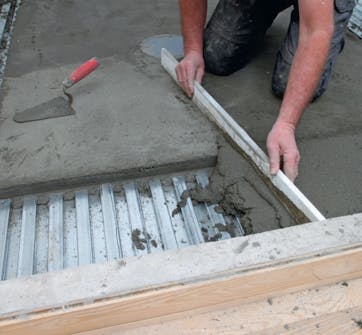 Støpe badegulv Støpe badegulv